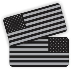 Black Ops American Flag 1×2 Stickers – Decals  Special Forces Tactical Stealth