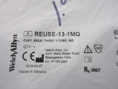 Welch Allyn REUSE-13 FlexiPort Reusable Blood Pressure Cuff 13 Thigh 40-55cm Lot
