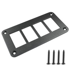 4 Gang Rocker Switch Panel Housing Holder, Rocker Toggle Switch A Size: 4 Gang