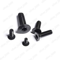 Black 316 Stainless Steel Torx Socket Countersunk Head Screws M3 M4 M5 M6 M8