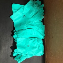 (9 PAIRS) MAPA PROFESSIONAL, STANSOLV NITRILE GLOVES SIZE, 10-10-1/2, FREE SHIP