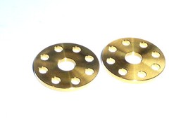 Titanium M6 FLAT DRILLED WASHER GOLD Colour WASHERS NO RUST 23 DIAMETER