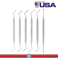Dental Spoon Excavator Restorative Alveolar Socket Curette Double Ended