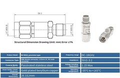 SMA-2.92mm Adapter Connector (JJ/KK/JK/KJ), DC-18GHz Connector Adapter