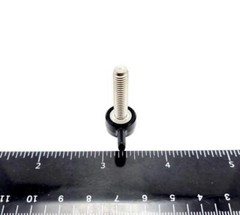 M6 x 25mm Clamping Thumb Screw Bolts with Black Butterfly Tee Wing Knob 4 Pack