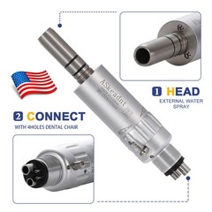 NSK Style Dental Slow Low Speed Handpiece Air Motor E-type 4 Holes Micromotor M4