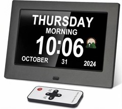 Dementia clock with time,12 sets of alarms paired with 20 usage scenarios ,Di…