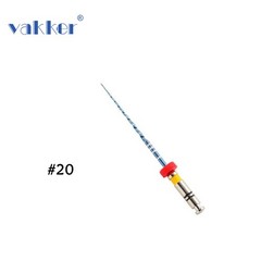 6/Pk VAKKER Blue NiTi Rotary Files Endo Root Canal Files All Size Engine Use
