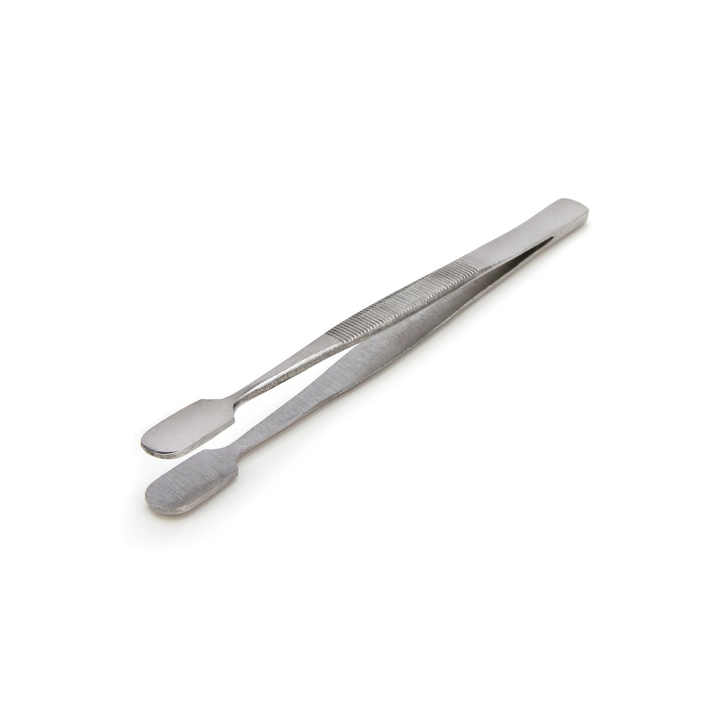 Steelman 4.5 in. Rounded Spade Tip Utility Tweezers 05607