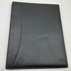 Vintage Franklin Covey Folder Folio Top Grain Verona Leather Black 1996