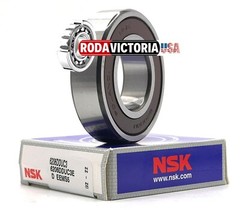 NSK 6206VVC3 BEARING RUBBER SEALS 30x62x16 mm 6206 VV C3 6206 2RS RS =SKF