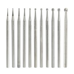 Wave Dental Carbide Bur Round HP 1 2 3 4 5 6 8 10 44.5mm Long Straight Low Speed