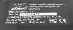 ECTACO iTravl TL-6 Handheld Electronic Language Teacher Replacement Unit & Case