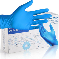 Premium Disposable Gloves – 4 Mil Nitrile-Vinyl Blend, Large (Box of 100)