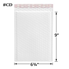 25/50/100 Padded Envelopes 7¼” x 7″ #CD Widened 4cm Sealing Flap Bubble Mailer