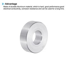 M8 Aluminum Spacer,6 Pcs Metal Spacers Aluminum 8.5mm ID x 20mm OD x 6mm L