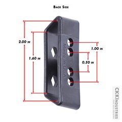 Universal Holster Belt Loops – OWB TacWare Belt Loops (Fits up to 2.00in Belts)