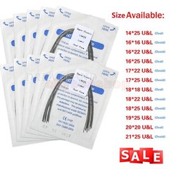 100pcs=10 Packs Dental Orthodontic Niti Rectangular Arch Wire Super Elastic SALE