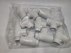 401-126 1″ x 3/4″ x 1 Slip x Slip x Slip Reducing Tee. LOT OF 10