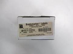 Brady WML-317-292 White on Translucent 250 Labels per Roll 1-1/4 H x 1-1/2 W