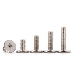 M2 M2.5 M3 M4 Phillips Ultra Thin Wafer Flat Head Screws Nickel Plated Bolts