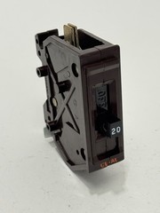 Wadsworth A20NI 1-Pole 20Amp 120V Type A Plug-in Circuit Breaker Brown