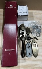 Baldwin 85345-050-2LFD Full Dummy Kit Landon Series Satin Brass-Black Finish NOS