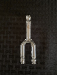 Kimble Kimax Glass “Y” Shaped Hose Connecting Tube, 4 3/4″ H x 1 1/2″ W, 12mm OD