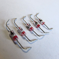 Germanium GOLD BONDED Diode Similar 1N34 ITT BKC SERIALIZED Formed DO-7, 1 PIECE
