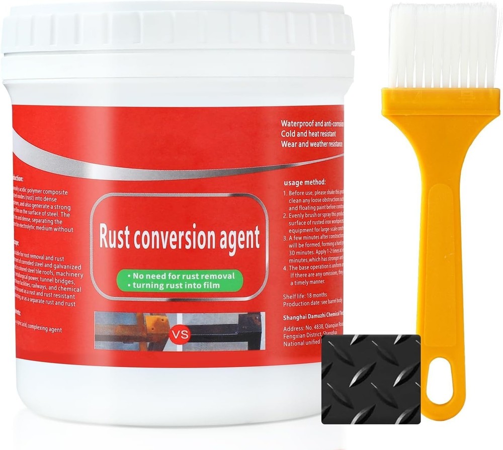 Rust Conversion Agent 300g, Multi-Functional Anti-Rust Paint, Water-Based Met…