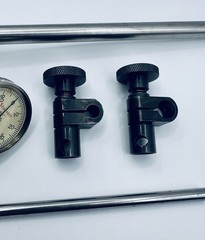 LS Starrett 196 Dial Indicator+657 Mag Base Complete With Rods And Snugs! 🔥👀