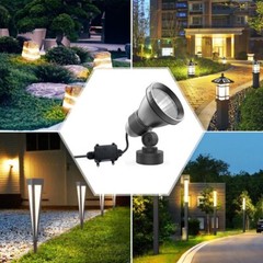 3x Outdoor IP68 Waterproof Junction Box 2-Way 6-11mm Wire Range Cable Connector