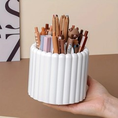 Modern 360° Rotating Desk Organizer – Compact Pen Holder