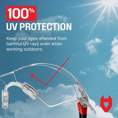 Gafas De Seguridad Transparentes Para Hombres Y Mujeres; Gafas De Trabajo Li…
