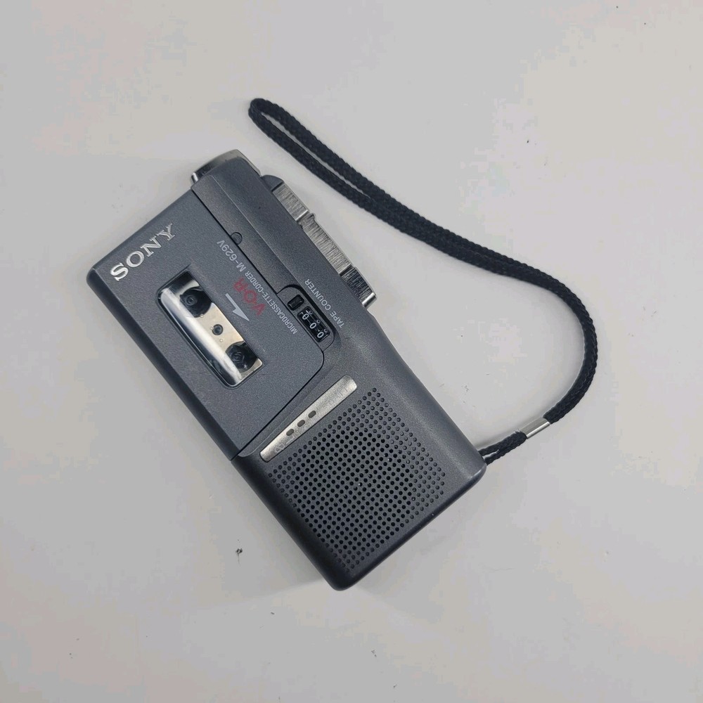 Sony M-629V Micro Cassette Voice Recorder Dictaphone Dictation Teated For Power