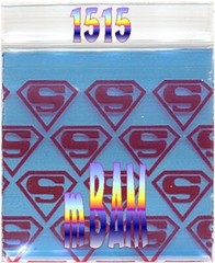 100 PACK SHERO2 125125 Apple Zip Baggies 1.25X1.25″ Mini POLYBAGS