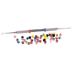 Round Instrument I.D. Bands – 1/4″ Assorted (Pkg. 160)