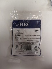 Lot Of 4 HALEX 90441 1/2″ Screw In Connector SEE DESCRIPTION