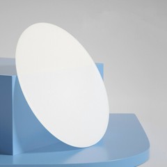 PP Plastic Discs Flat Hard Round Pad Plate White Solid Sheet Board Φ 20mm-400mm