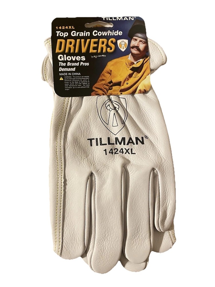 Tillman 1424XL Top Grain Cowhide Driver Gloves