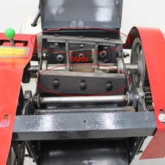 4-Blades Corn Straw Chaff Hay Cutter Pulverizer w/Belt Conveyor 220V 400-800kg/h