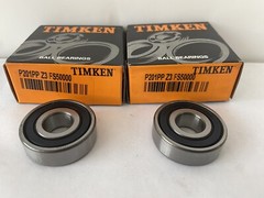 Lot Of 2 NEW SEALED TIMKEN P201PP Z3 FS50000-DEEP GROOVE BALL BEARING, 15mm BORE