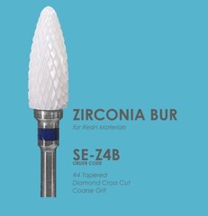 Dental Lab White Zirconia Ceramic Burs for Micro Motor HP Polishing Acrylics etc