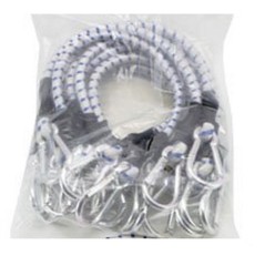 10pc 18″ Heavy Duty Bungee Cords 18 inch Thick Tie Downs w/ Hooks