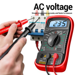 Professional Digital Multimeter Voltmeter Ohmmeter Ammeter Multi Tester Meter