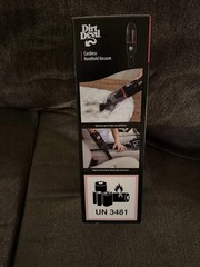 Dirt Devil Cordless Handheld Vacuum Pet Hair EV1101HH New In Box Auto Boat Car