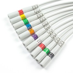 Banana 4.0mm to Clip Adapters AHA 30cm 0.98Feet 10pcs Per Bag