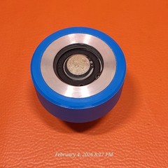 SEES HLW-004A Straight Hex Shaft Residential Elevator Guide Roller 80 mm x 35 mm