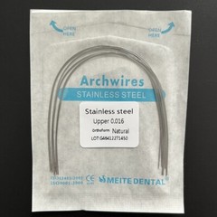50 Packs Dental Orthodontic Stainless Steel Arch Wire Round Natural Form