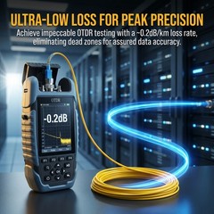 SC/APC-SC/APC OTDR Launch Cable Fiber Optic Test Box Single Mode 150m/1000m